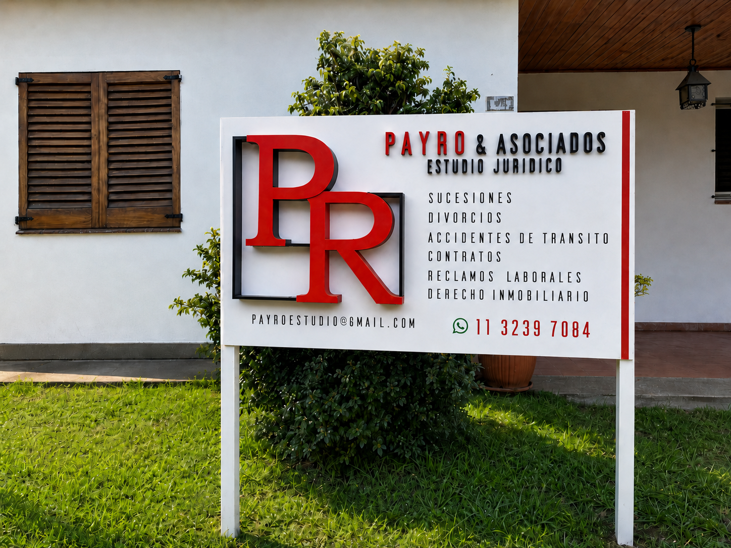 Frente de Payro y Asociados Estudio Jurídico en Ciudad Jardín